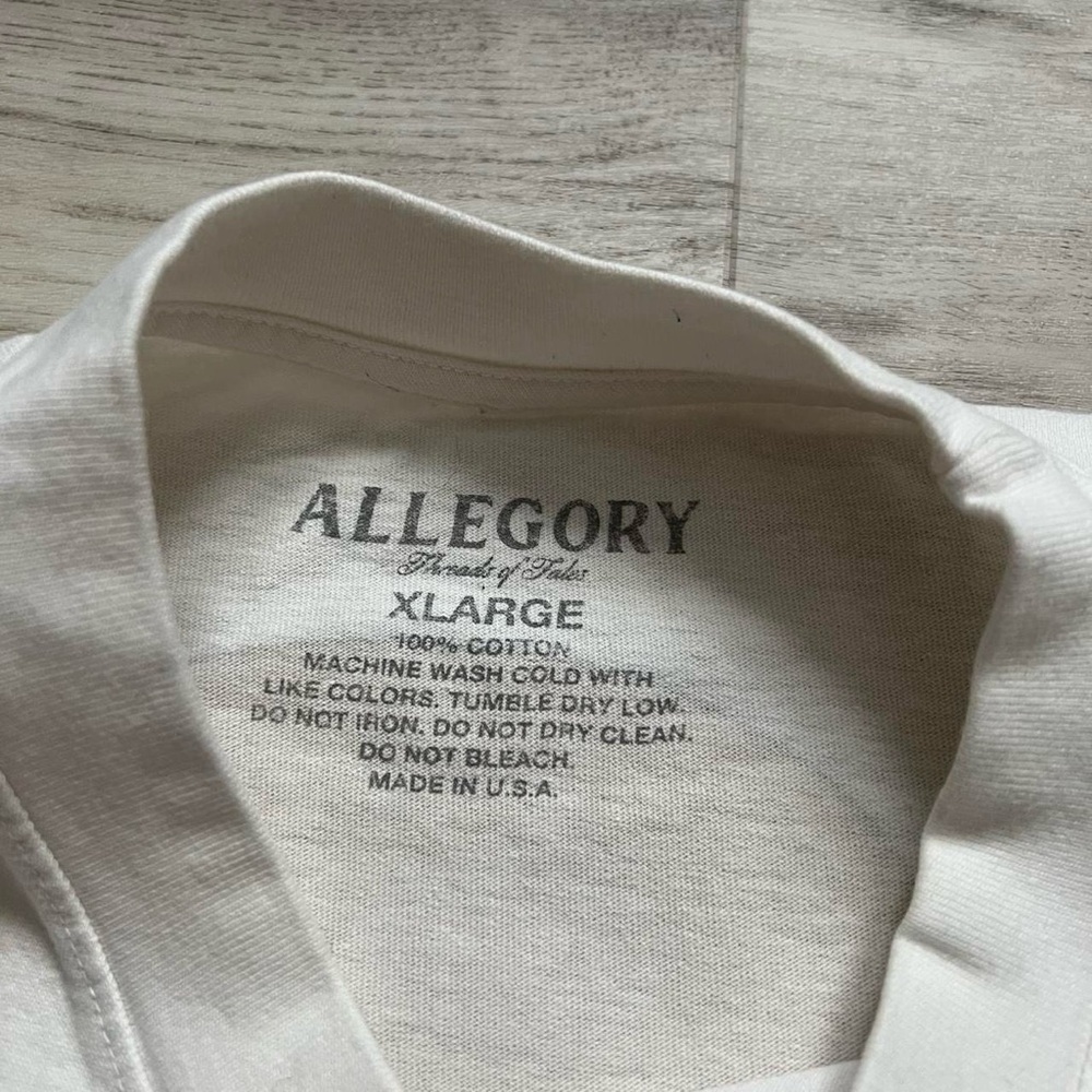 White Allegory Graphic Tee - Picture 3 of 6